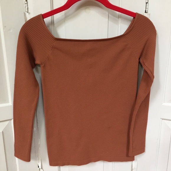 Free People Intimately Burnt Orange Thermal Top - Picture 13 of 15